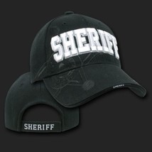SHERIFF POLICE SHADOW BLACK EMBROIDERED 3D  HAT CAP - £27.41 GBP