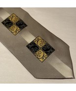 Giorgio Brutini Collezione Multicolored Silk Tie Necktie Geometric Vinta... - $267.12 MXN