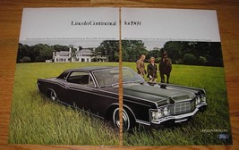 1969 Lincoln Continental Advertisement - £14.55 GBP