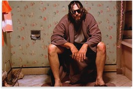 12X18-Inch (30X45-Cm) The Big Lebowski On Toilet Funny Bathroom Art Movie Poster - £33.16 GBP