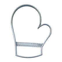6x Oven Mitt Outline Fondant Cutter Cupcake Topper 1.75 IN USA FD3621 - $130.03 MXN