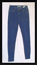 Lulumari Ladies Dark Wash Skinny Jeans Size 7 28&quot; Waist x 26&quot; Inseam - $19.79