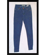 Lulumari Ladies Dark Wash Skinny Jeans Size 7 28&quot; Waist x 26&quot; Inseam - $364.34 MXN