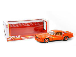 1980 Chevrolet Camaro Z28 Hugger Red Orange w Stripes 1/18 Diecast Car - £61.17 GBP