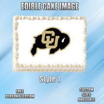 Colorado Bears Edible Image Topper Cupcake Frosting 1/4 Sheet 8.5 x 11&quot; - £9.08 GBP