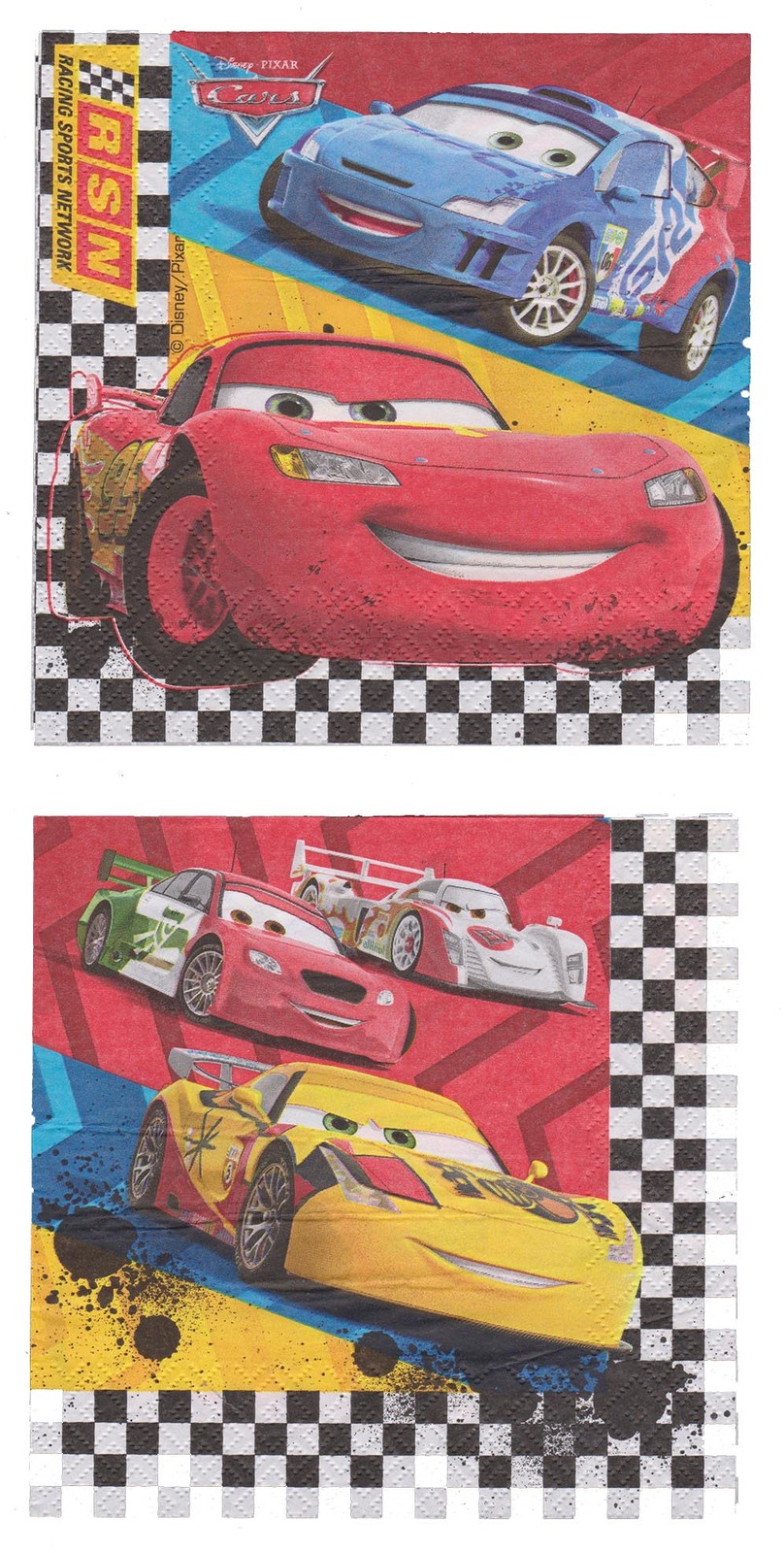 Disney pixar cars napkin for collectors - $1.60