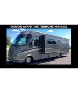 DAMON AVANTI MOTORHOME MANUALs 550p MotorCoach RV Service Maintenance Re... - $480.68 MXN