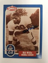 Bill Willis (d. 2007) Signed Autographed 1988 Swell HOF Football Card - Clevelan - £6.33 GBP