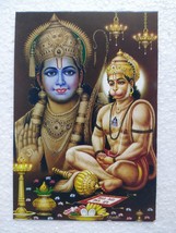 India Lord Hanuman Ram Rama Hindu Hinduism Religious Original Post Card ... - $6.49
