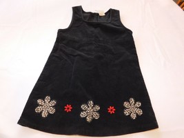 Unbranded Youth Girl&#39;s Black Sleeveless Corduroy Dress Black Size M 5/6 GUC - $15.43