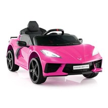 12V Electric Kids Ride On Car Licensed Chevrolet Corvette C8 with Remote... - $266.61