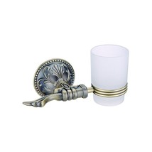 Antique brass BATHROOM ACCESSORIES single cup tumbler holder - £37.98 GBP