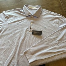 Holderness &amp; Bourne “The Harris” Mens Polo Golf Shirt XXL Blue Tailored ... - $49.49