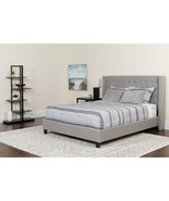 King Platform Bed Set-Gray HG-BMF-44-GG - $1,360.97 CAD