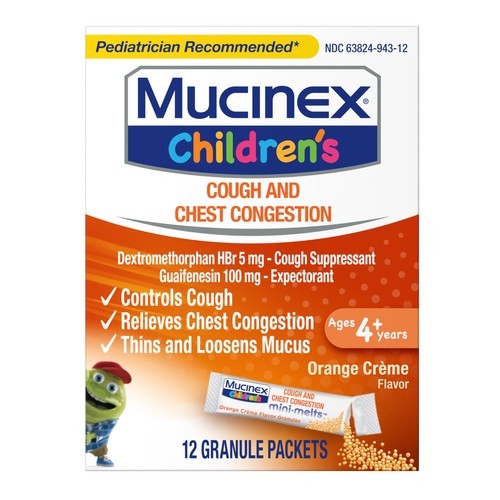 Mucinex *SEP2025*Children&#39;s Chest Congestion Expectorant and Cough Suppr... - $14.99