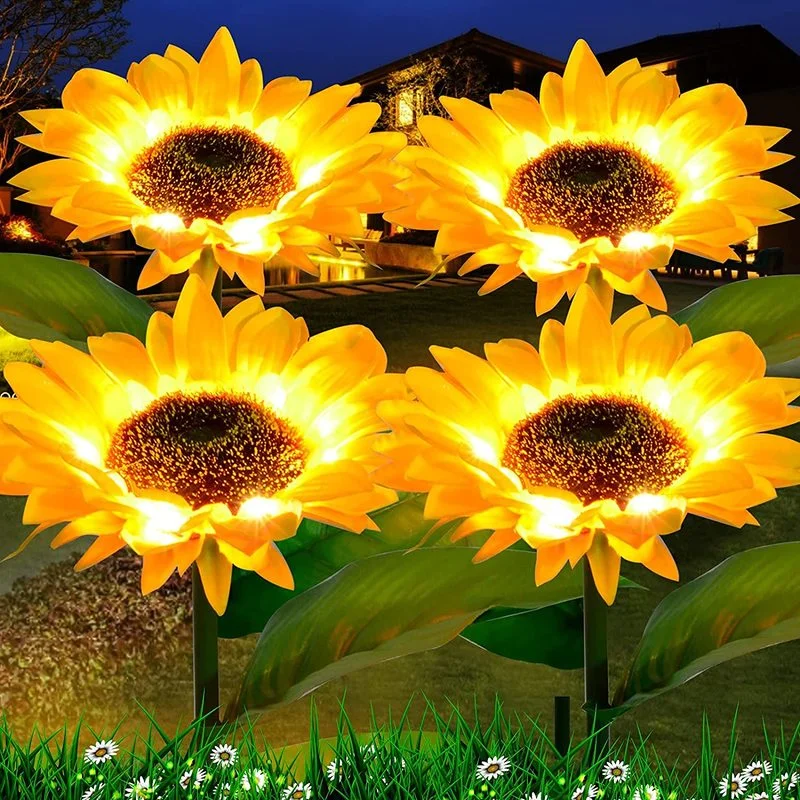 4 Pcs Solar Led Light Outdoor Fairy Garden Christmas Lights Outside Christmas Li - £116.15 GBP