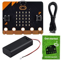 Bbc Micro:Bit V2.2 Board With Micro Usb Cable And Battery Holder For Cod... - £40.78 GBP