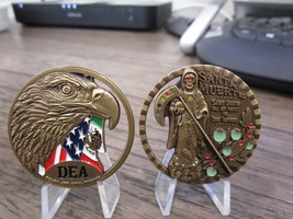 DEA Drug Enforcement Administration Santa Muerte Challenge Coin #879R - $28.70