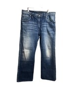 Levis SilverTab Mens Blue Distressed Relaxed Denim Bootcut Jeans 38x32 S... - £55.31 GBP