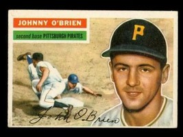 Vintage Baseball Card Topps 1956 Johnny O&#39;brien Pittsburgh Pirates #65 - £7.60 GBP