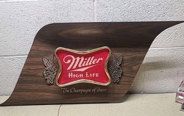 Vintage Miller High Life Lighted Beer Sign 25&quot; x 12&quot; The Champagne Of Be... - $2,062.74 MXN