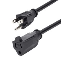 StarTech.com 20ft Power Cord Extension Cable (NEMA 5-15R to NEMA 5-15P) ... - $15.25