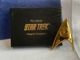 1994 Sterling Silver The Franklin Mint Star Trek Sciences Insignia Badge... - $49.45