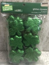St Patrick’s Day Glitter Leaf Clover Scatted Filled Crafts Decor-12pc - €11,84 EUR