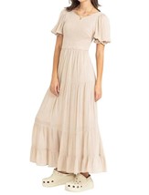 Hyfve tiered smocked maxi dress Latte - $22.77+