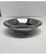 Vintage Silver Metal Embossed Indian decorative Ball footed bowl - £10.27 GBP