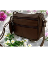 Brown Soft Cowhide Leather Small Handbag Crossbody Shoulder Bag  Purse f... - $27.10