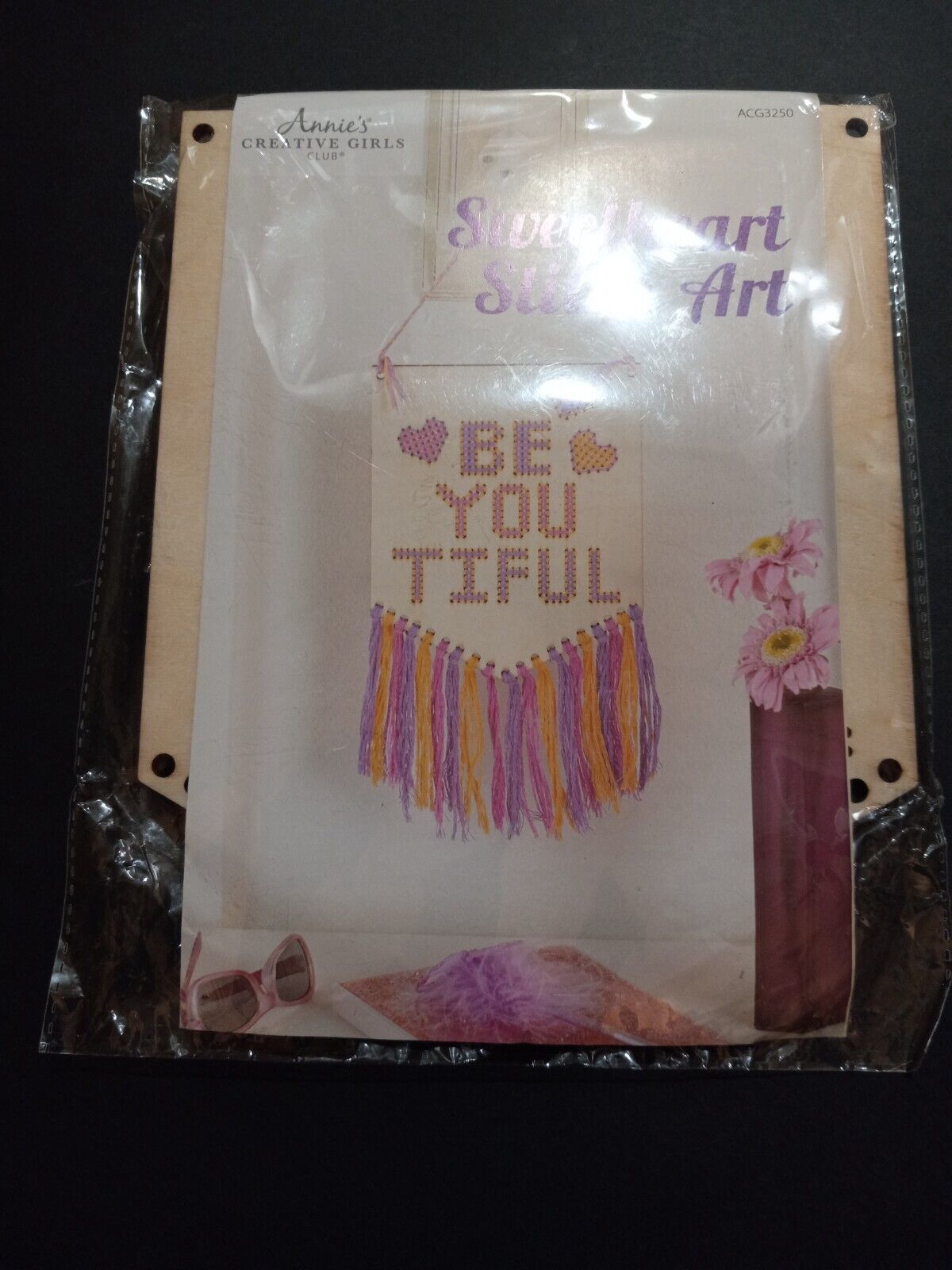 New Annies Creative Girls Cross Stitch Kit Be You tiful - $7.99