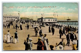 Boardwalk Natatorium Fishing Club Asbury Park New Jersey NJ 1919 DB Post... - £2.33 GBP