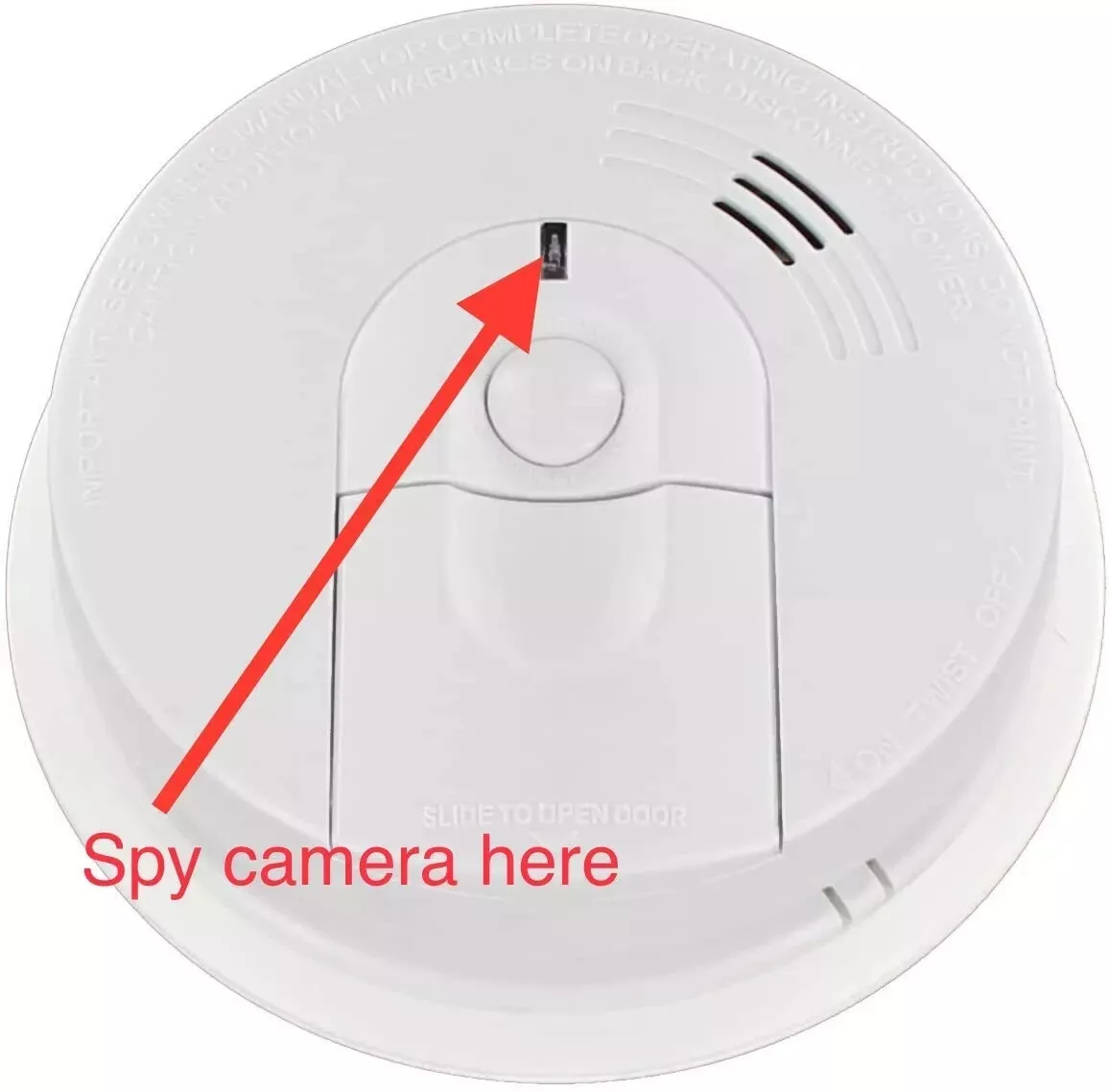 Hardwired Smoke Detector WiFi Hidden Camera Motion Detection 4K &amp; 1080P ... - $249.00