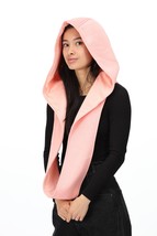 Pink Assassin Infinity Scarf Hood Cowl Snood Hoodie Costume Cosplay - £7.12 GBP