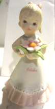 Lefton Girl of the Month October Figurine - $18.00