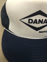 DANA MOTORSPORTS VINTAGE SNAP BACK TRUCKER ROPE HAT CAP BLUE MESH - $18.00
