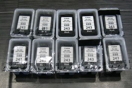 Canon PG-243 Black EMPTY INK CARTRIDGES Lot of 10 REFILL VIRGIN - $59.99