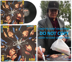 Gene Simmons Signed Kiss Crazy Nights Album COA Proof Autographed Vinyl Record - $544.49