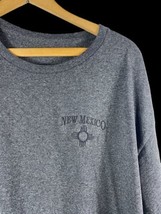 New Mexico T Shirt Size XL Mens Dark Gray Embroidered Spell Out Chest Logo - $18.52