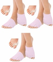 Yoga GYM Massage Five Toe Separator Socks Foot Alignment Pain Relief Hot (Pink) - £43.65 GBP