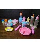 Vintage 16 Piece Chilton Globe 2&quot; To 3&quot; Tall Doll Plate,Cup,Cotton Ball,... - $228.71 MXN