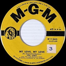 Joni James - You&#39;re Fooling Someone / My Love, My Love [7&quot; 45 rpm Single] - $2.27