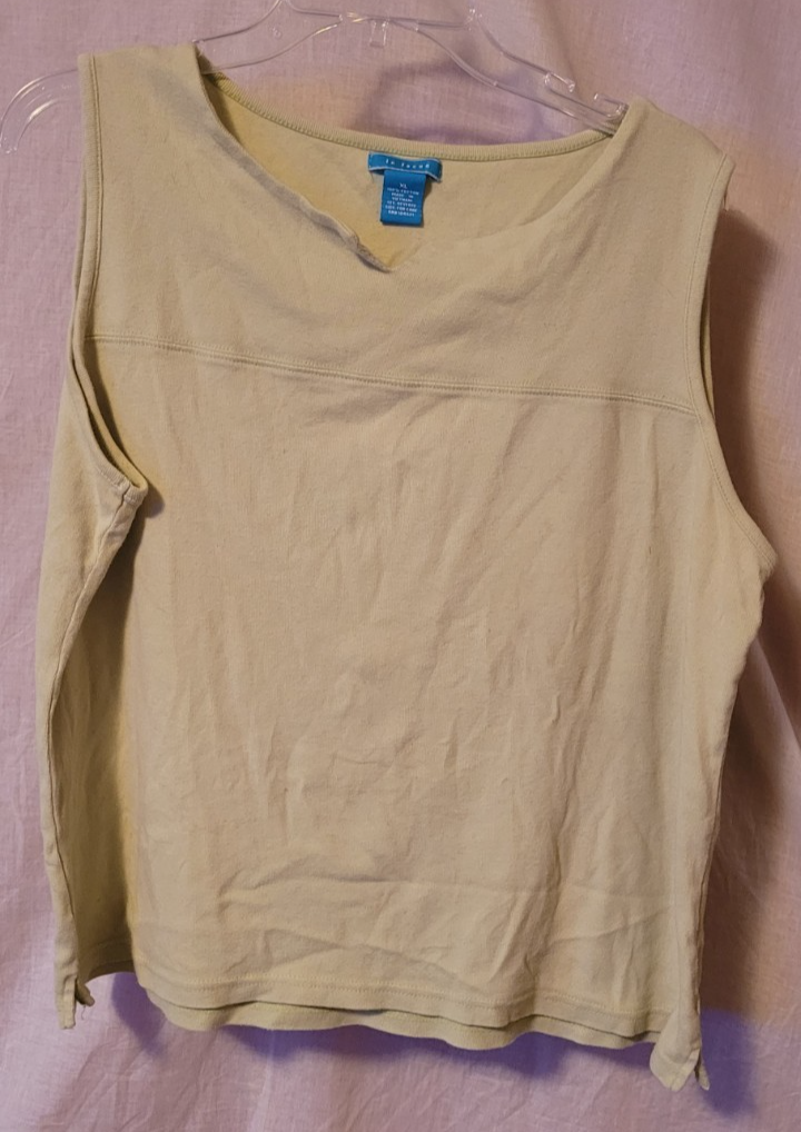 Women&#39;s In Focus Pullover Tank Top Size XL Green Casual Summer Hiking Ca... - $12.99