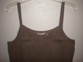 Tommy Bahama Women&#39;s Size XL Taupe Tank Top - £8.53 GBP