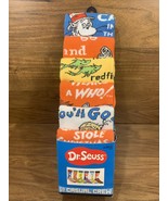 Dr. Seuss 6 Pair Casual Crew Socks Fits Shoe Size 8-12  By BioWorld - $19.00