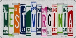 West Virginia License Plate Art Brushed Aluminum Metal Novelty License P... - £15.11 GBP