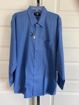 Falcon Bay  17. 34-35  Big Cotton Blend Poplin  Comfort Collar Dress Shi... - $18.80