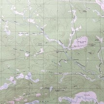 Map Tunk Mountain Maine 1982 Topographic Geo Survey 1:24000 27 x 22&quot; TOPO5 - $844.50 MXN