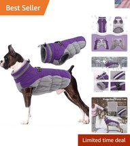 Reflective Dog Winter Coat with Built-In Harness - Cozy &amp; Stylish for Al... - $58.50